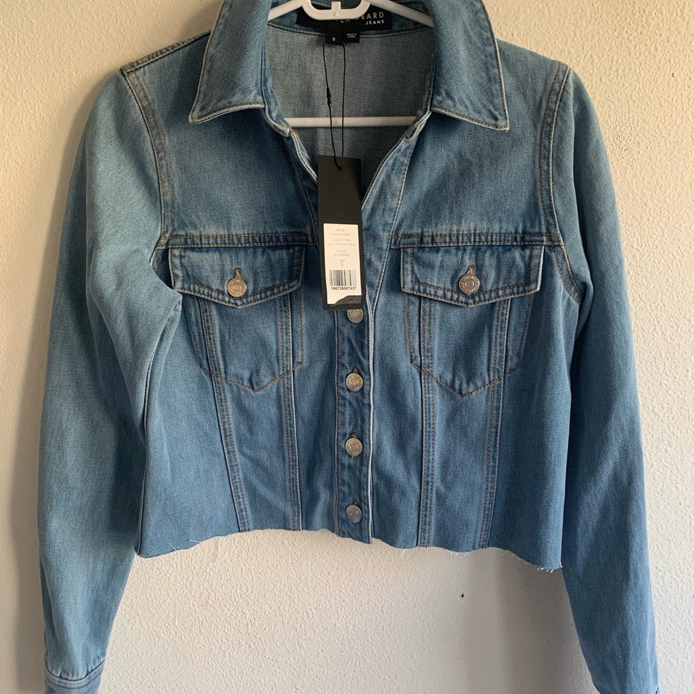Veronica Beard NWT (altered)  Crop Jean Jacket Small S Women’s